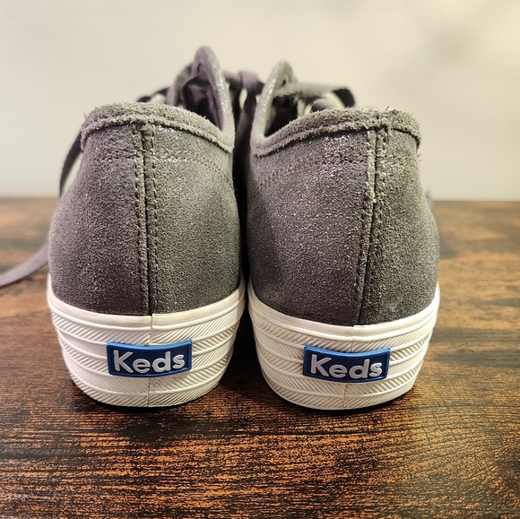 Keds Triple Kick Glitter Sneakers - Women's size 8.5 - Picture 4 of 6